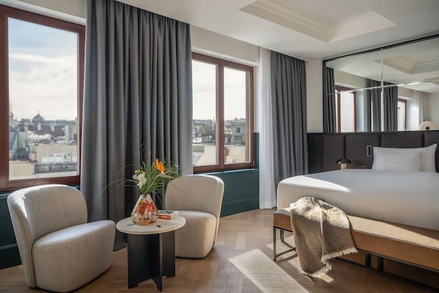 알마낙 X 알크론 프라하-프레지덴셜 스위트, 킹사이즈침대 1개-1