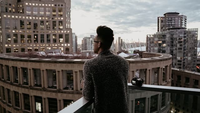 溫哥華市中心希爾頓酒店-套房, 1 張特大雙人床, 露台, 城市景 (2 Room)-6