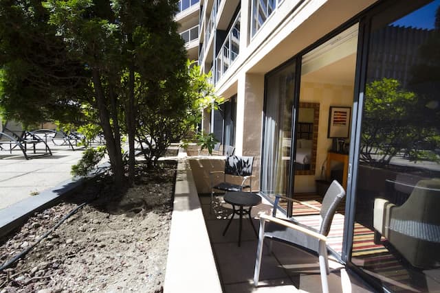 피나클 호텔 하버프런트-룸, 더블침대 2개, 파티오-1