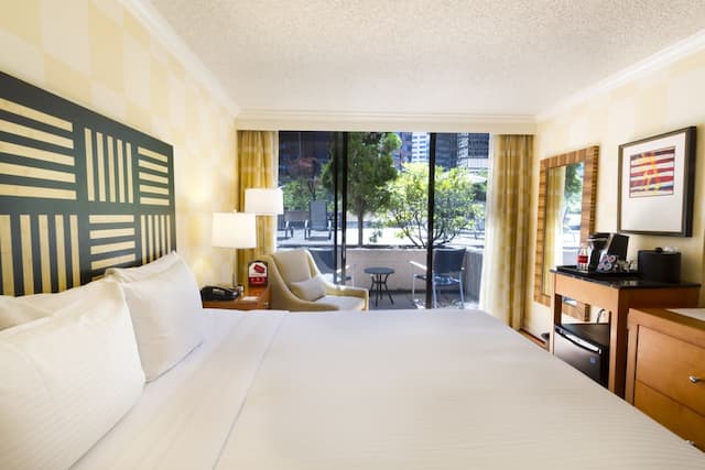 피나클 호텔 하버프런트-룸, 더블침대 2개, 파티오-4