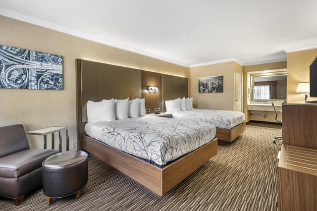 貝斯特韋斯特機場公園飯店 - 洛杉磯 LAX 機場-標準客房, 2 張加大雙人床, 非吸煙房-1