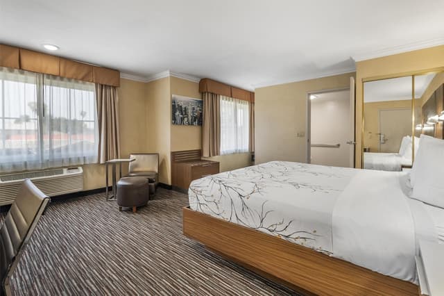 貝斯特韋斯特機場公園飯店 - 洛杉磯 LAX 機場-標準客房, 1 張特大雙人床, 非吸煙房-3