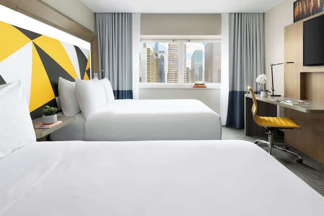 M Social Hotel New York Times Square-Room, 2 Double Beds, City View (Social)-7