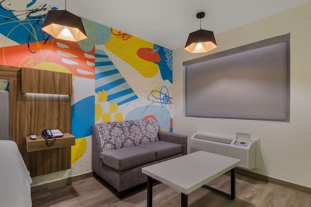 休斯敦佳樂利亞特色旅店-客房, 1 張特大雙人床, 非吸煙房-4