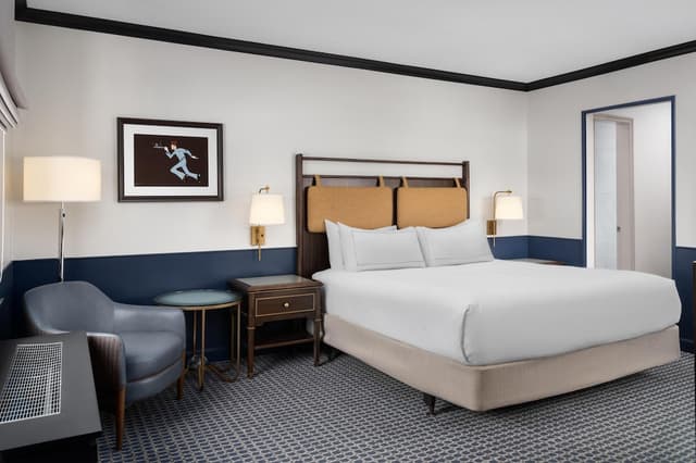 奧靈頓/埃文斯頓希爾頓飯店-豪華客房, 1 張特大雙人床-2