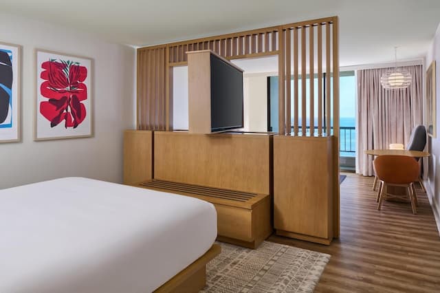 하얏트 리젠시 와이키키 비치 리조트 & 스파-주니어 스위트, 킹사이즈침대 1개 및 소파베드, 바닷가-14