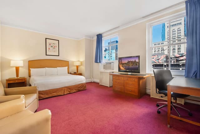 芝加哥市中心溫德姆旅遊旅館-開放式客房, 1 張特大雙人床, 無障礙, 非吸煙房-1