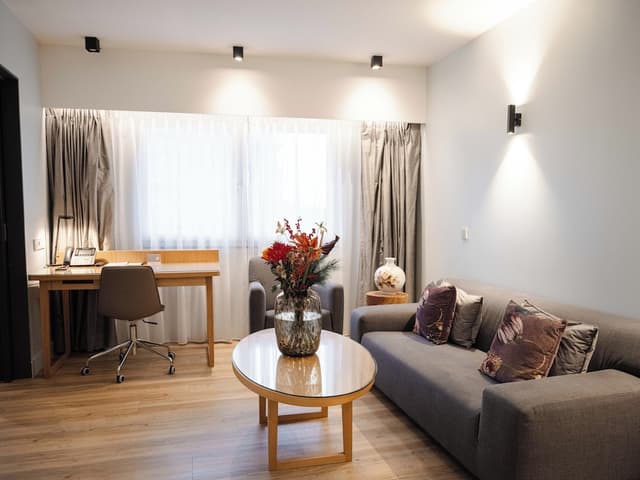 阿姆斯特丹瑞士酒店-特色套房, 1 張特大雙人床及 1 張梳化床, 城市景-3