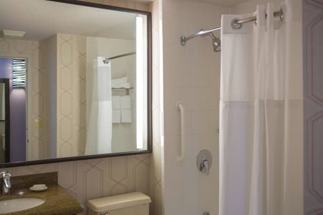 紐約曼哈頓第五大道萬怡飯店-客房, 2 張標準雙人床 (Mobility Accessible, Roll-in Shower)-2