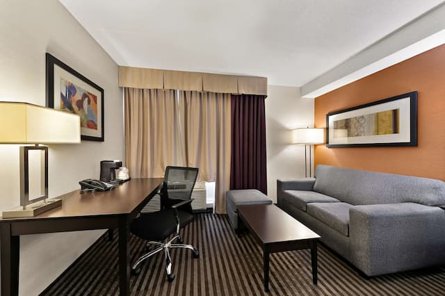 多倫多北約克旅遊賓館-標準客房, 1 張特大雙人床, 非吸煙房, 雪櫃和微波爐 (with Single Sofabed)-2