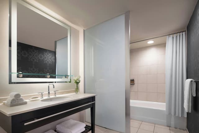 芝加哥城市中心 W 飯店-尊榮客房, 1 張特大雙人床 (Mobility/Hearing Access, Roll-In Shwr)-4