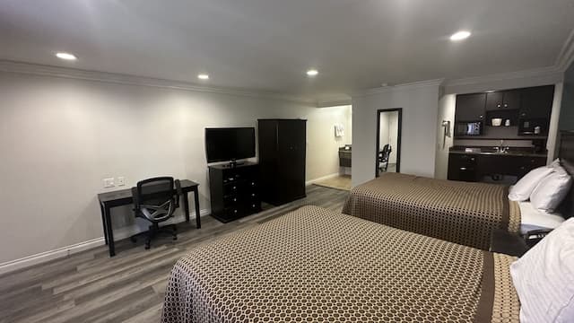 花園套房酒店-豪華客房, 2 張加大雙人床-2