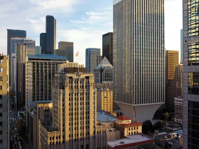 西雅圖喜來登大酒店-客房, 2 張標準雙人床 (Mobility/Hearing Access, Roll-in Shwr)-5