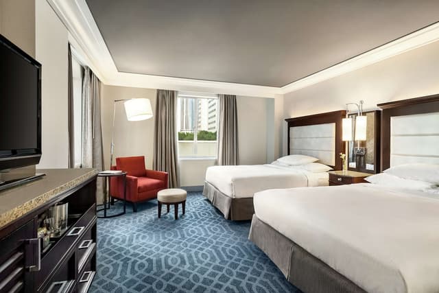 Hilton Checkers Los Angeles-客房, 2 张双人床, 转角-4