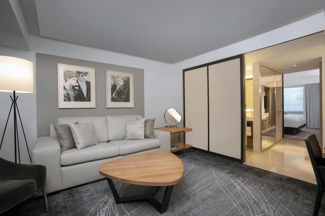 Conrad New York Downtown-Deluxe Suite, 1 King Bed, Accessible (Roll-in Shower)-1