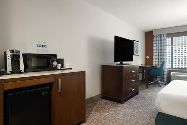 芝加哥市中心/華麗一英里希爾頓花園酒店-客房, 1 張特大雙人床, 無障礙 (Roll-In Shower)-3