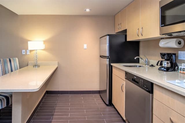 햄프턴 인 앤드 스위트 바이 힐튼, 다운타운 밴쿠버-원 킹사이즈 베드룸(금연)-5