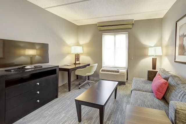 休士頓/清水湖 - Nasa 區希爾頓歡朋套房飯店-套房, 1 張特大雙人床和 1 張沙發床, 簡易廚房-8