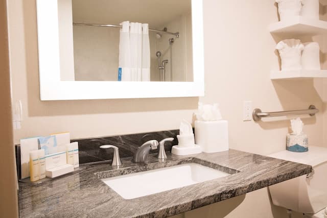 西雅圖市中心歡朋套房飯店-客房, 2 張加大雙人床, 無障礙, 浴缸-6