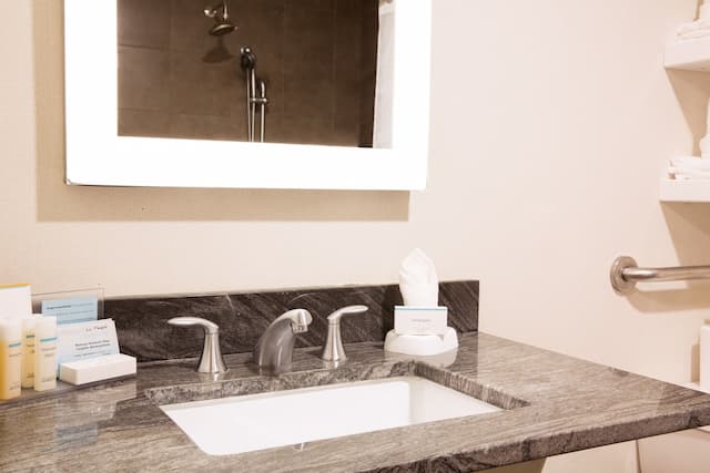 西雅圖市中心歡朋套房飯店-客房, 2 張加大雙人床, 無障礙, 浴缸-4