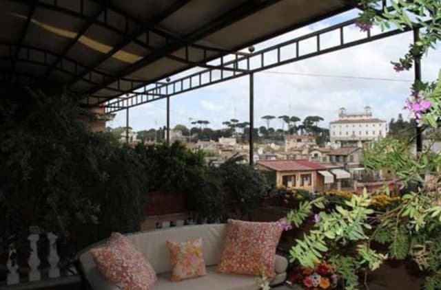 米蘭廣場品牌飯店-浪漫樓中樓客房, 露台-4