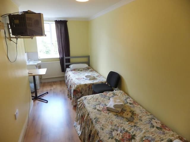 格雷西姆酒店-基本雙床房, 共用浴室-14