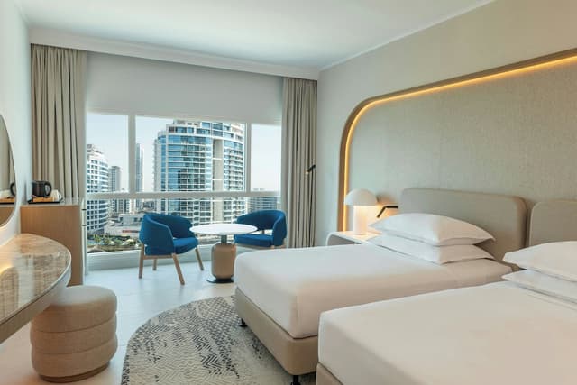 シェラトン ジュメイラ ビーチ リゾート-デラックス ルーム シングルベッド 2 台 (JBR View)-5