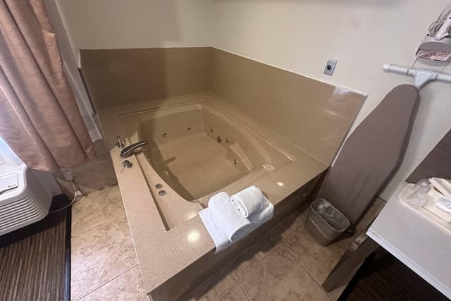 洛杉磯機場 - LAX 凱藝套房飯店-客房, 1 張特大雙人床, 浴缸-7