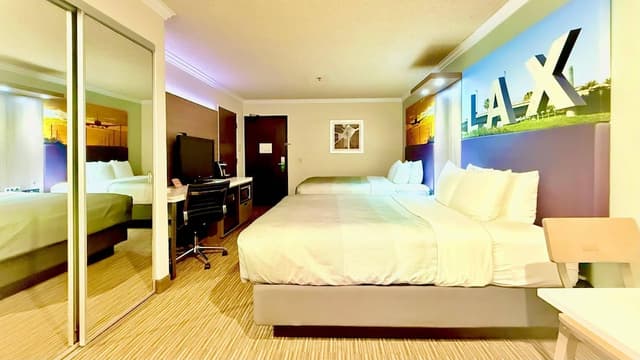 洛杉磯機場 - LAX 凱藝套房飯店-標準客房, 2 張加大雙人床, 非吸煙房-9