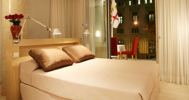 Park Hotel Barcelona-高级双床房, 阳台-3