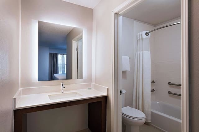 Residence Inn Houston The Woodlands / Lake Front Circle-Studio, 1 King Bed with Sofa bed-10