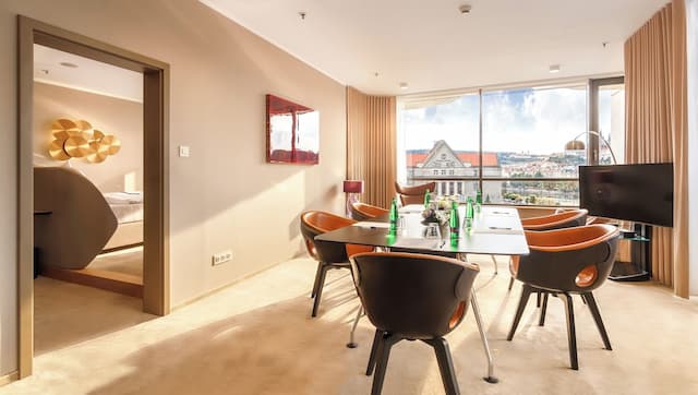 ザ プレジデント-プレジデンシャル スイート キングベッド 1 台 テラス シティビュー-3