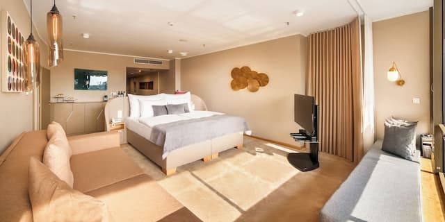 ザ プレジデント-プレジデンシャル スイート キングベッド 1 台 テラス シティビュー-2