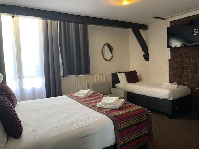 호텔 디안 암스테르담 시티 센터-트리플룸 (Triple Room)-5