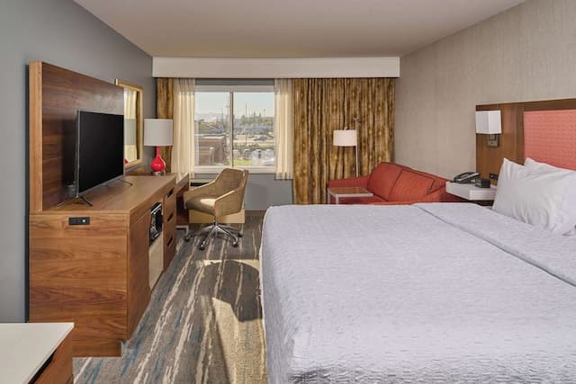 Hampton Inn Anchorage-一张特大床（无烟房）-2