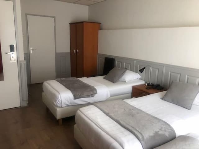 市中心三角洲飯店-三人房, 3 張單人床-4