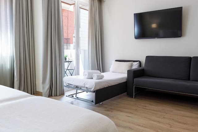 巴賽隆納馬里亞諾庫比公寓式飯店-公寓, 3 張單人床-2