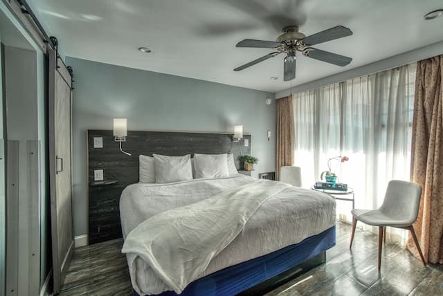 ウォーフ イン-クラシック ルーム キングベッド 1 台 冷蔵庫-1