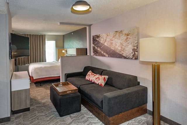 SpringHill Suites Anchorage Midtown-Suite, 1 King Bed with Sofa bed-1