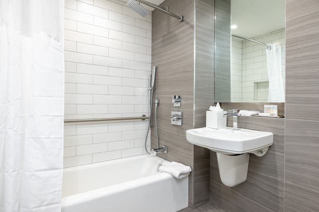 인피니티 호텔 샌프란시스코, 태피스트리 컬렉션 바이 힐튼-룸, 퀸사이즈침대 1개, 장애인 지원, 욕조 (Mobility & Hearing)-9