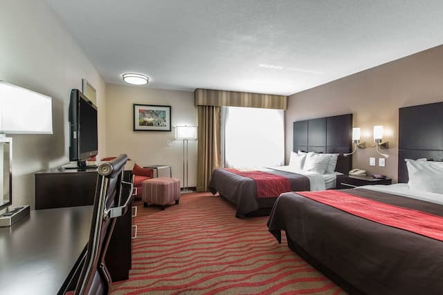 洛杉磯荷里活附近凱富酒店-標準客房, 2 張加大雙人床, 非吸煙房-7