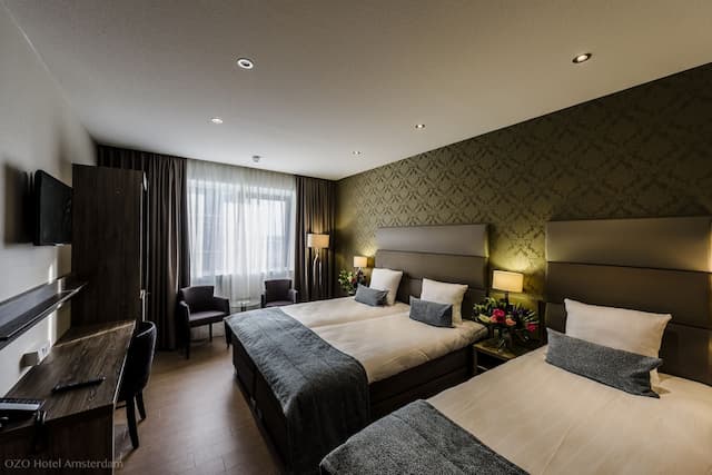 OZO Hotels Arena Amsterdam-Triple Room, 3 Twin Beds-2