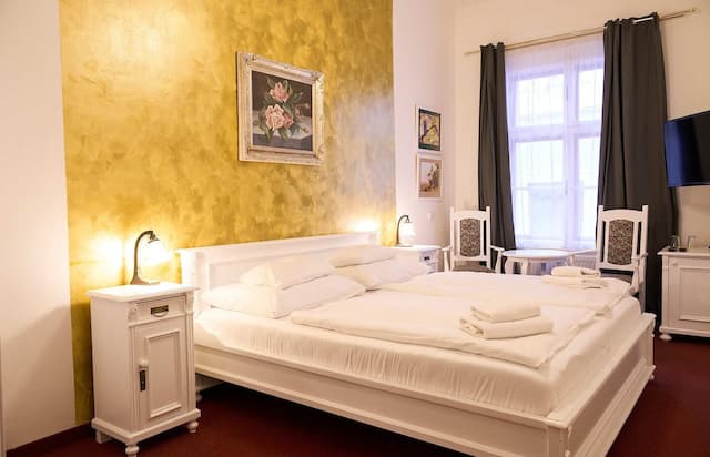 호텔 우 즐라테호 옐레나-스탠다드 더블룸 또는 트윈룸, 침실 1개, 앙스위트-10