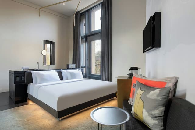 W Amsterdam-Fabulous Room, 高级房, 1 张特大床, 运河景观-8