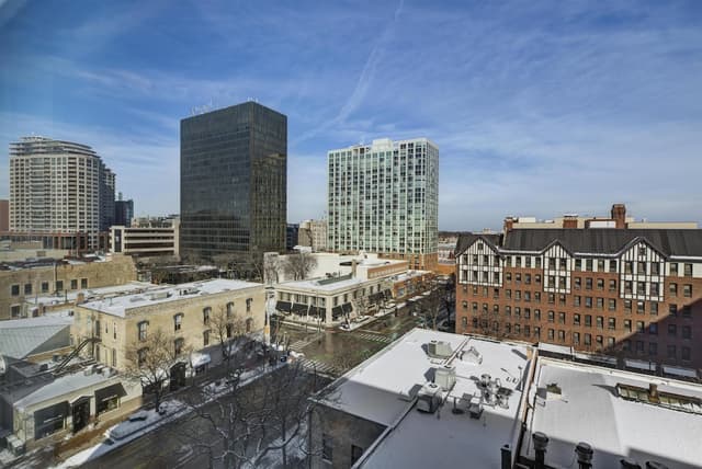 芝加哥埃文斯頓凱悅嘉寓酒店-客房, 2 張加大雙人床, 城市景觀 (Den)-7