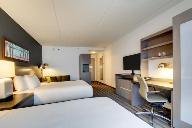 芝加哥埃文斯頓凱悅嘉寓酒店-客房, 2 張加大雙人床, 城市景觀 (Den)-5