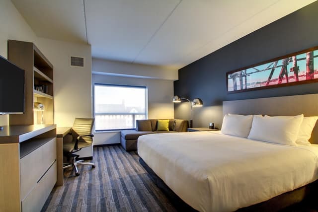 芝加哥埃文斯頓凱悅嘉寓酒店-標準客房, 1 張特大雙人床-3