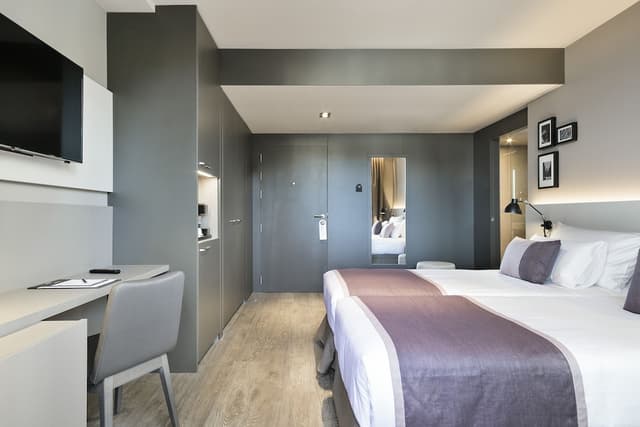 北對角線飯店-舒適雙人或雙床房-8