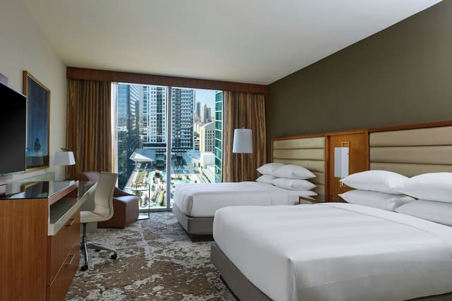 Marriott Marquis Houston-客房, 2 张大床-13