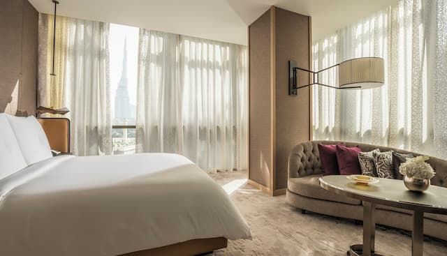 フォー シーズンズ ホテル ドバイ インターナショナル ファイナンシャル センター-Four Seasons ルーム キングベッド 1 台-8